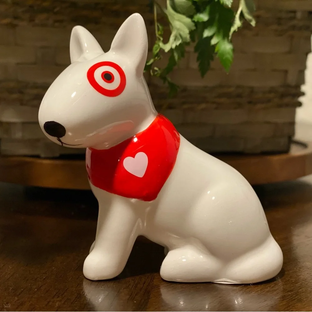 Valentine’s Ceramic Target Bullseye Dog